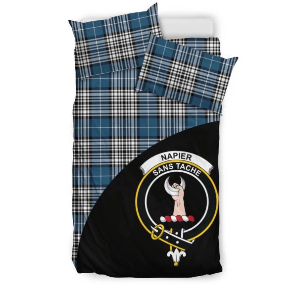 Napier Modern Tartan Crest Wave Style Bedding Set For Cheap - Image 2