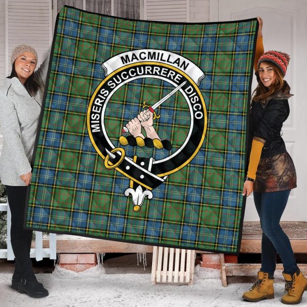 MacMillan Hunting Ancient Family Tartan Crest Quilt For Discount - Image 2
