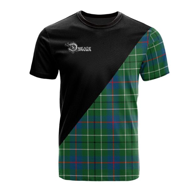 Duncan Ancient Tartan - Military T-Shirt For Cheap
