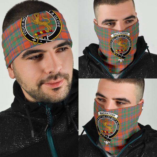 MacKintosh Ancient Tartan Crest Bandana - Neck Gaiter Online now - Image 5
