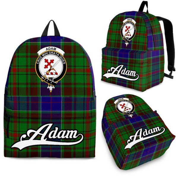 Adam Family Tartan Crest Backpack on Sale