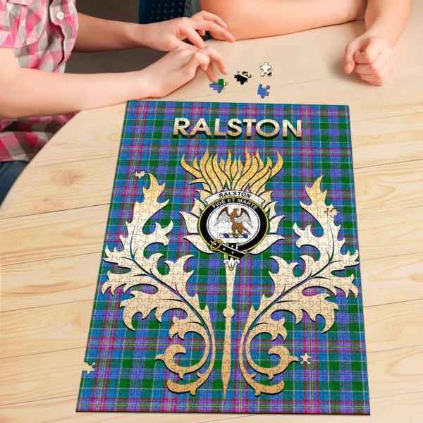 Ralston Tartan Crest Thistle Jigsaw Puzzles Cheap - Image 3