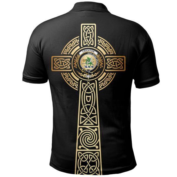 Crichton Clan Unisex Polo Shirt - Celtic Tree Of Life Cheap - Image 2