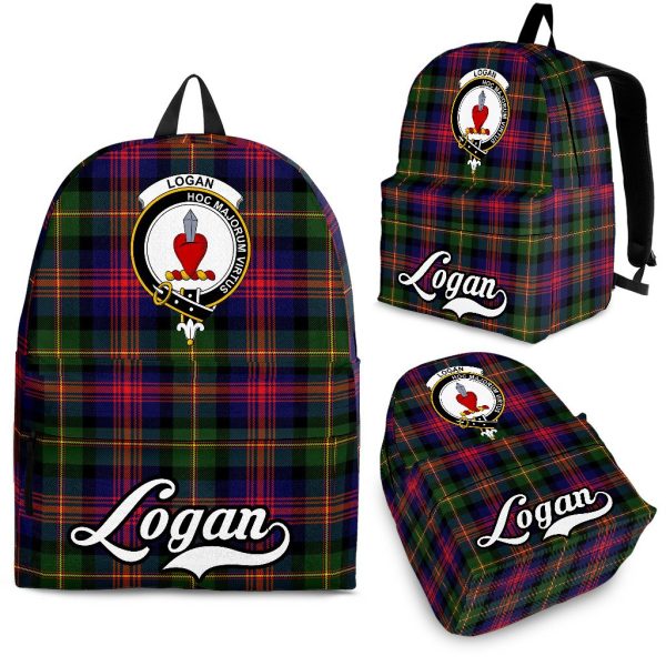 Logan Tartan Crest Backpack For Cheap