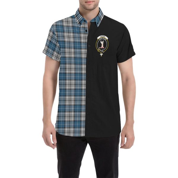 Napier Modern Tartan Crest Men Shirt Hot on Sale