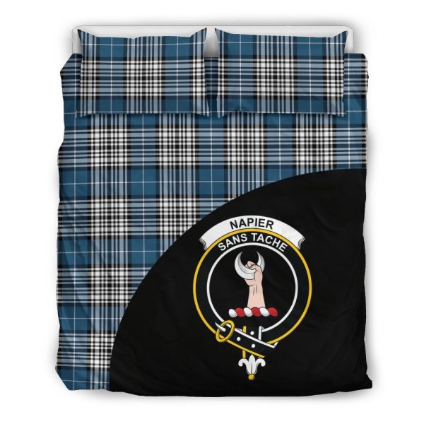 Napier Modern Tartan Crest Wave Style Bedding Set For Cheap - Image 3