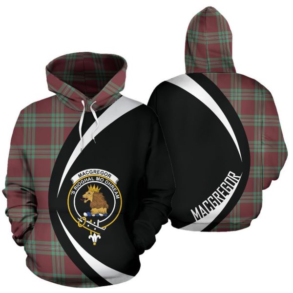 Macgregor Hunting Ancient Tartan Crest Hoodie - Circle Style Online