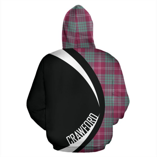 Crawford Ancient Tartan Crest Zipper Hoodie - Circle Style Online Sale - Image 3