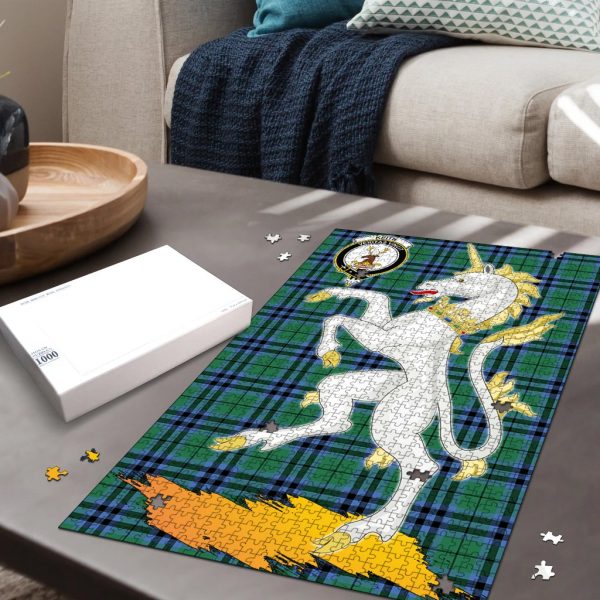 Keith Ancient Tartan Crest Unicorn Scotland Jigsaw Puzzles Discount - Image 2