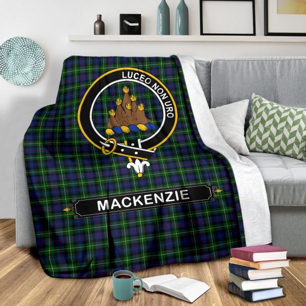 MacKenzie Family Tartan Crest Blanket Supply - Image 3
