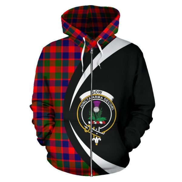Gow Modern Tartan Crest Zipper Hoodie - Circle Style For Cheap - Image 2