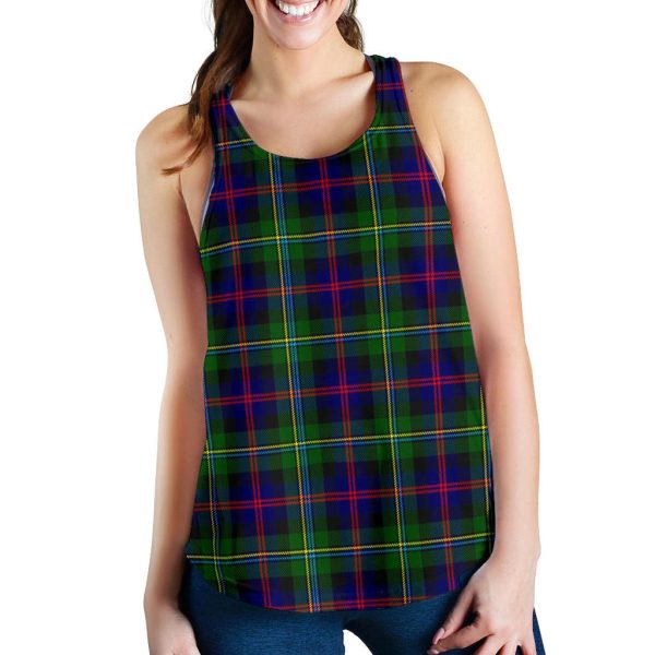 Malcolm (MacCallum) Modern Tartan Women Racerback Tank Top Online Hot Sale