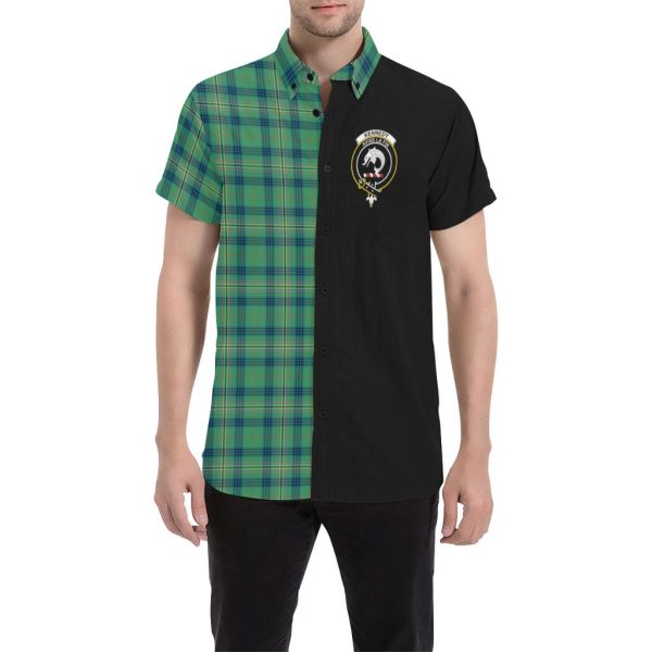 Kennedy Ancient Tartan Crest Men Shirt Cheap - Image 2