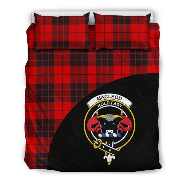 MacLeod of Raasay Family Tartan Crest Bedding Set For Cheap - Image 3