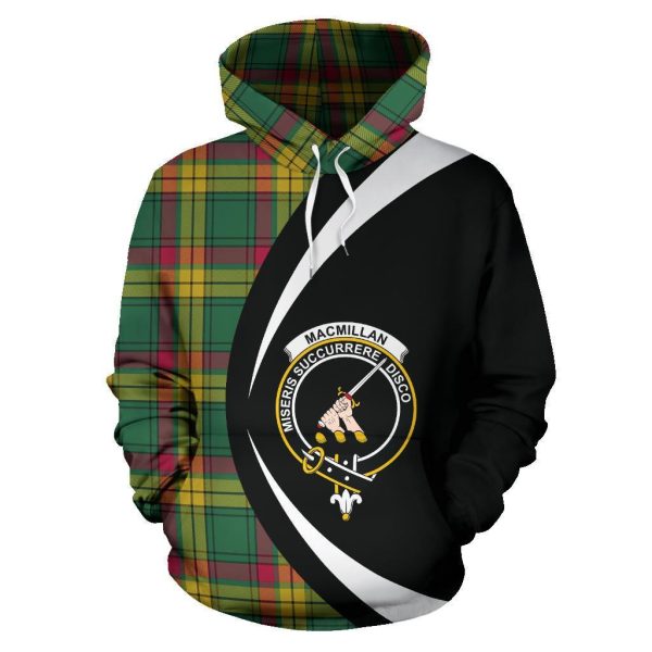 MacMillan Old Ancient Tartan Crest Hoodie - Circle Style Online Hot Sale - Image 2