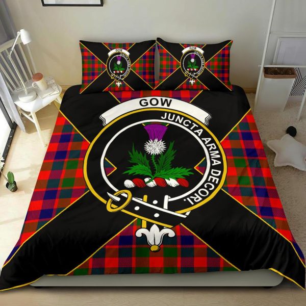 Gow Of Skeoch Tartan Crest Bedding Set Online now