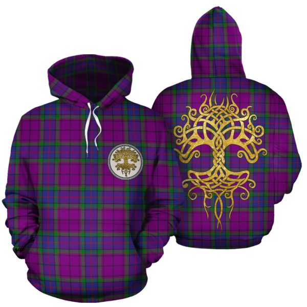 Wardlaw Modern Tartan Hoodie - Tree Of Life Fashion
