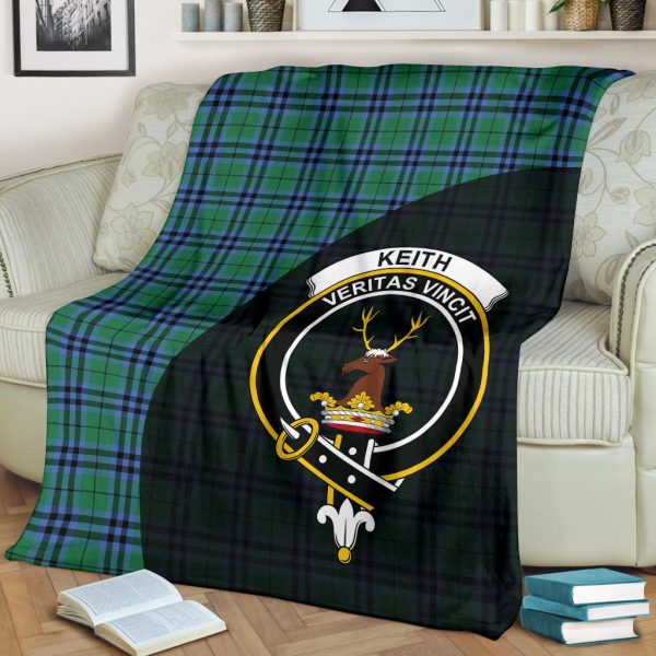 Keith Ancient Tartan Crest Blanket - 3 Sizes Cheap - Image 2