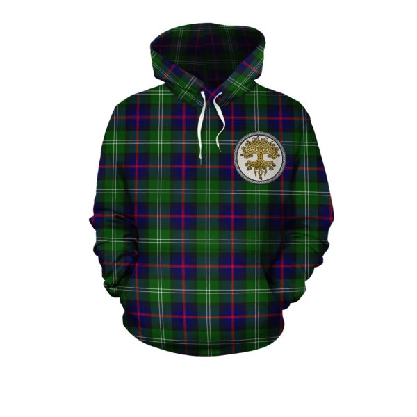 Sutherland Modern Tartan Hoodie - Tree Of Life Sale - Image 2