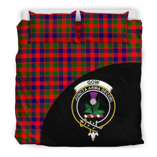 Gow Modern Tartan Crest Bedding Set Supply