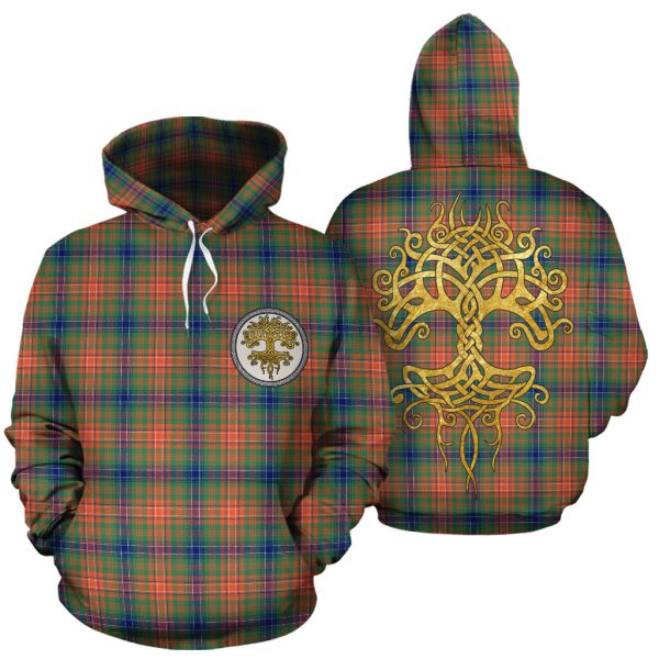 Wilson Ancient Tartan Hoodie - Tree Of Life Cheap