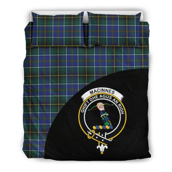 MacInnes Modern Tartan Crest Wave Bedding Set Sale - Image 2