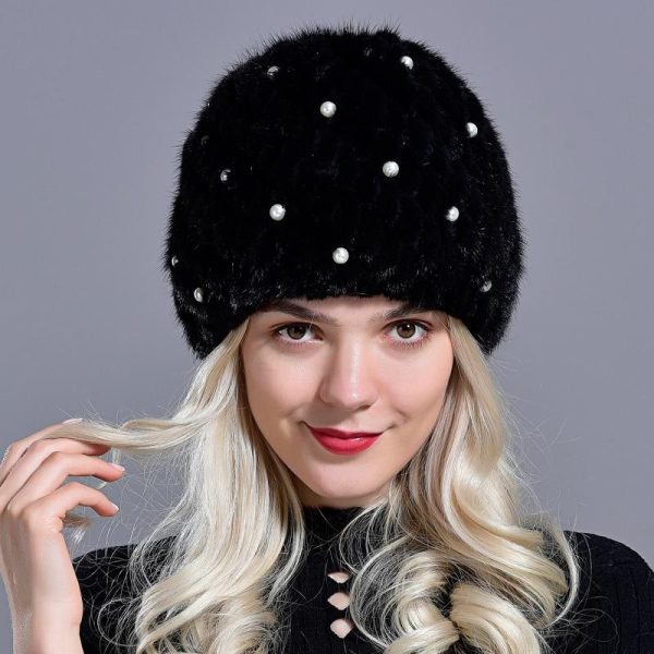 Ava Pearl Fur Hat on Sale - Image 5